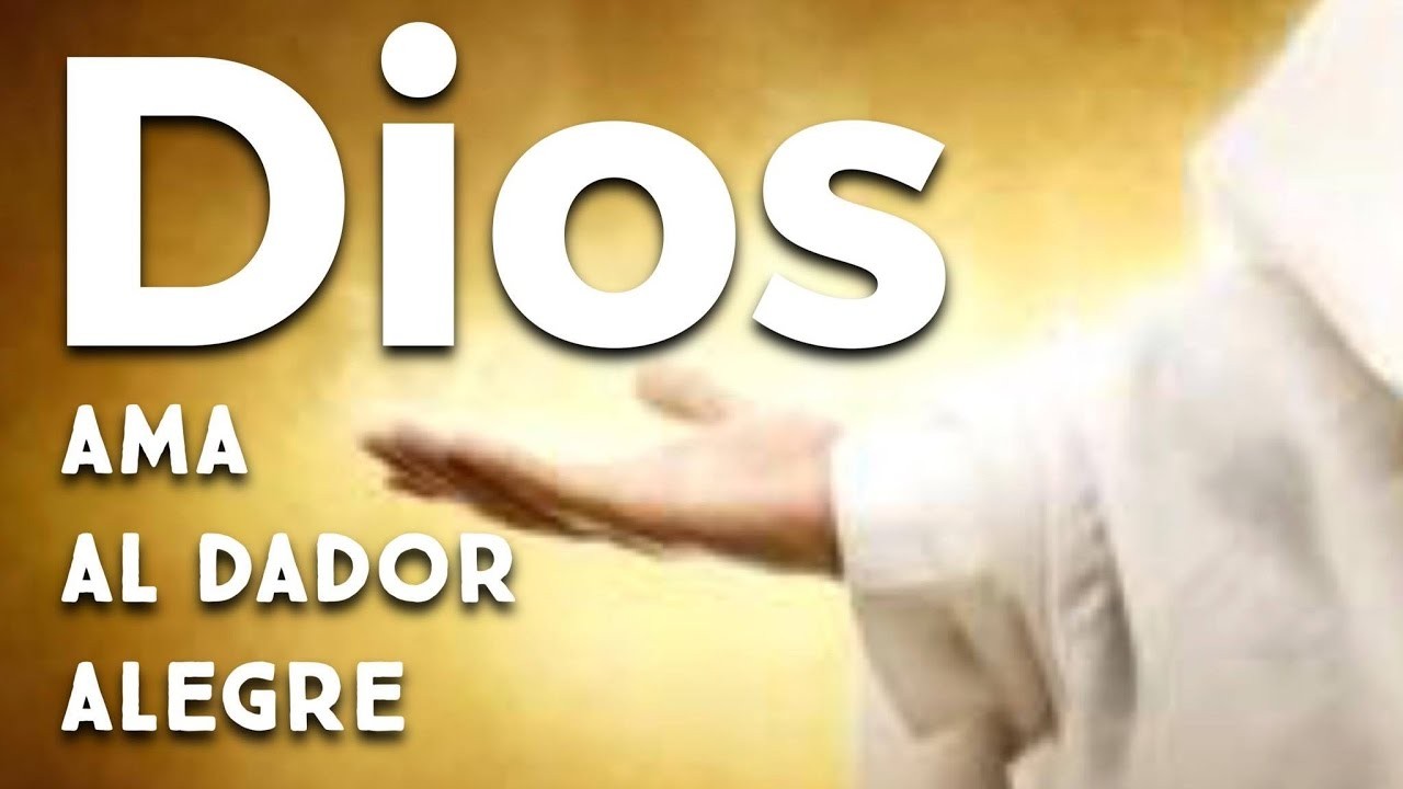 Cuando das, ¿con qué actitud lo haces?