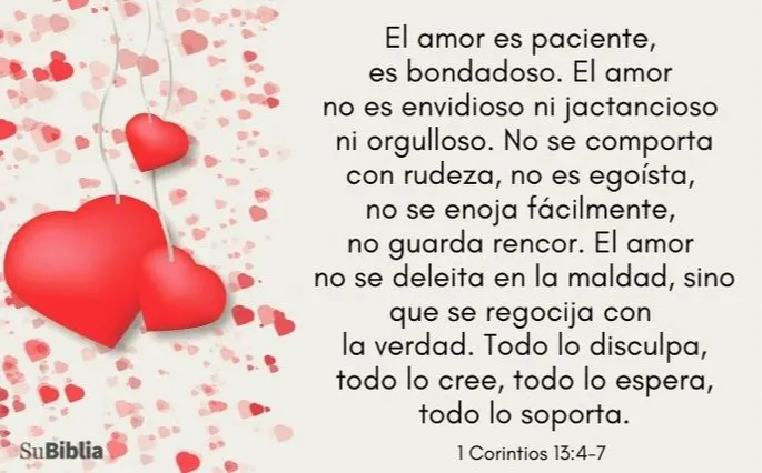El amor todo lo sufre, todo lo cree, todo lo espera, todo lo soporta